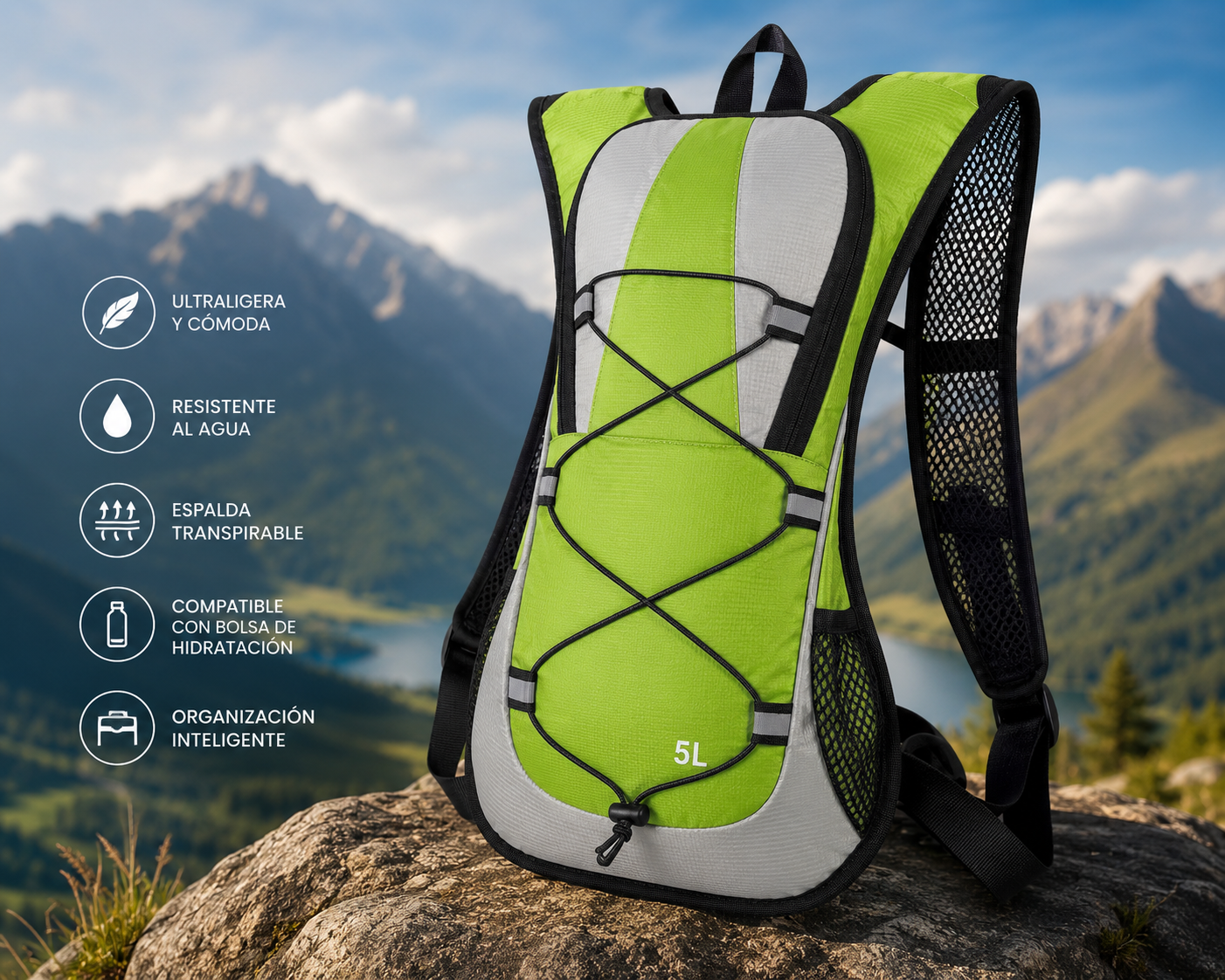 Mochila Deportiva Ultraligera 5L