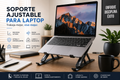 SOPORTE AJUSTABLE Y PLEGABLE PARA LAPTOP